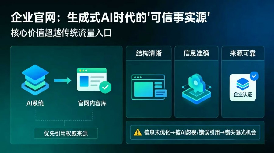 GEO优化：官网为何日益成为核心资产？