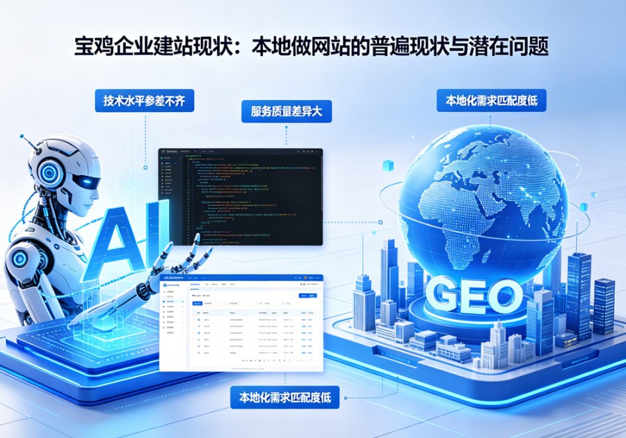 宝鸡做网站：AI时代企业官网搭建与 SE..