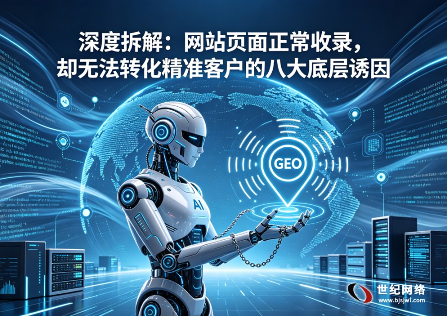 网站有收录无客户？靠 GEO 精准优化实..